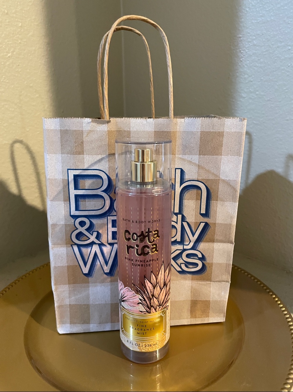 Bath & Body Works Costa Rica Pink Pineapple Sunrise Fragrance Mist-8 oz bottle - Picture 9 of 9